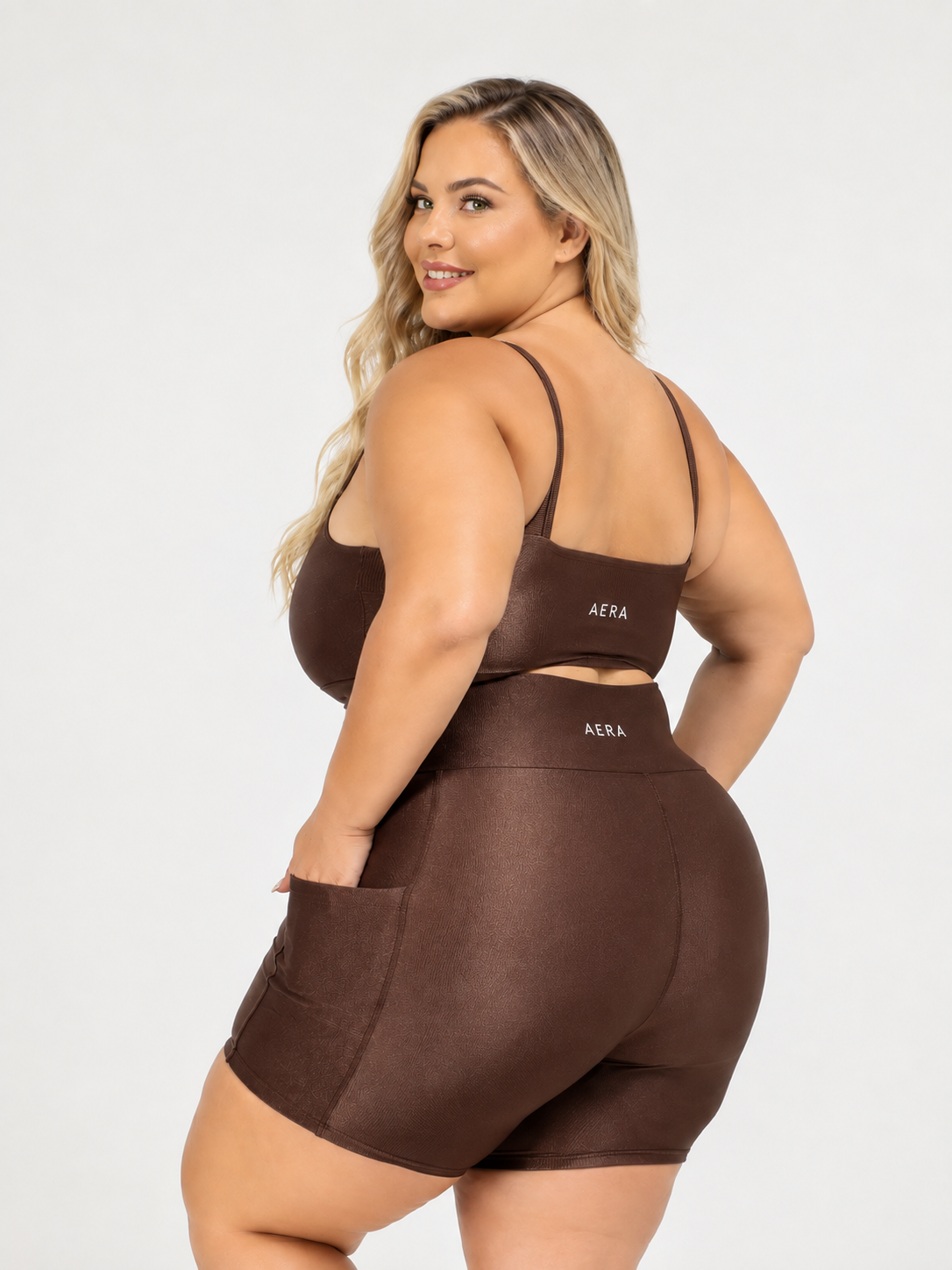 ID4018 Conjunto Curto Canelado - ALLURE