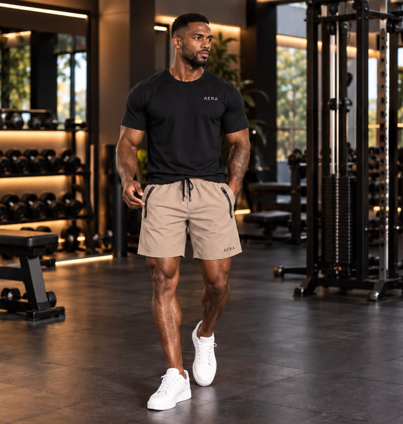 Short masculino AERA em poliamida ID101