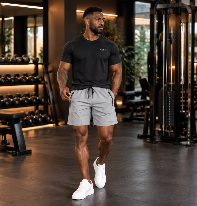 Short masculino AERA em poliamida ID101