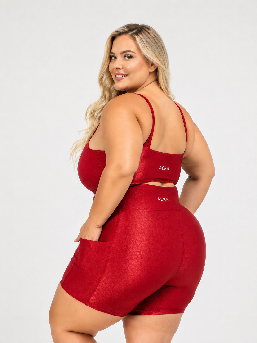 ID4018 Conjunto Curto Canelado - ALLURE