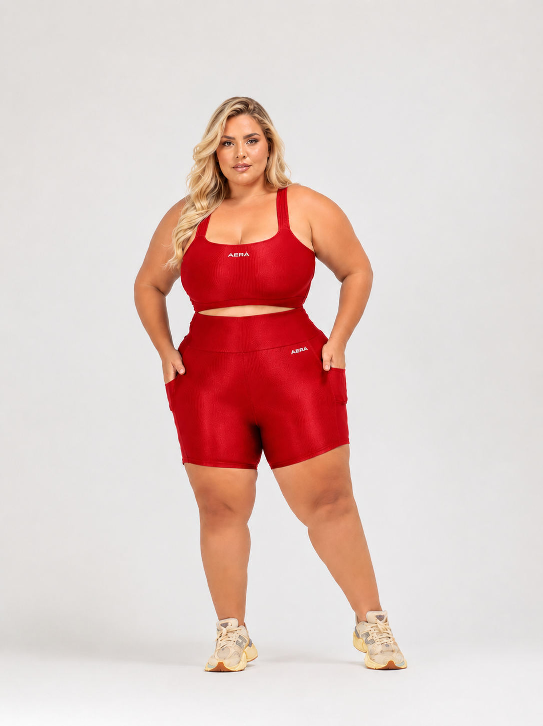 ID4018 Conjunto Curto Canelado - ALLURE