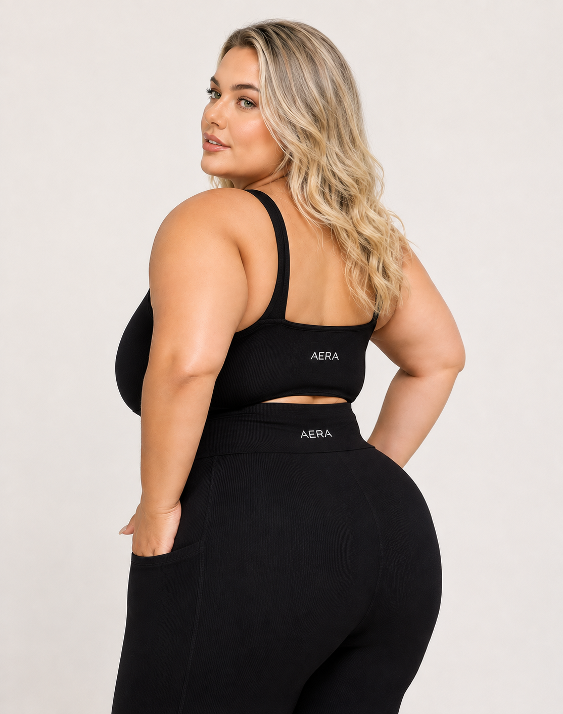 ID4018 Conjunto Curto Canelado - ALLURE