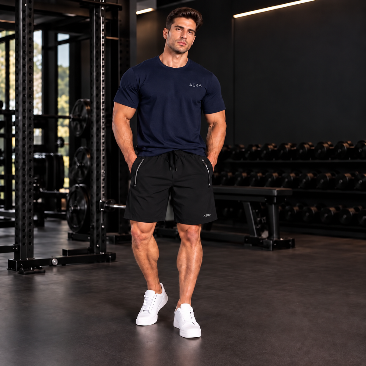 Camiseta masculina AERA em poliamida ID100