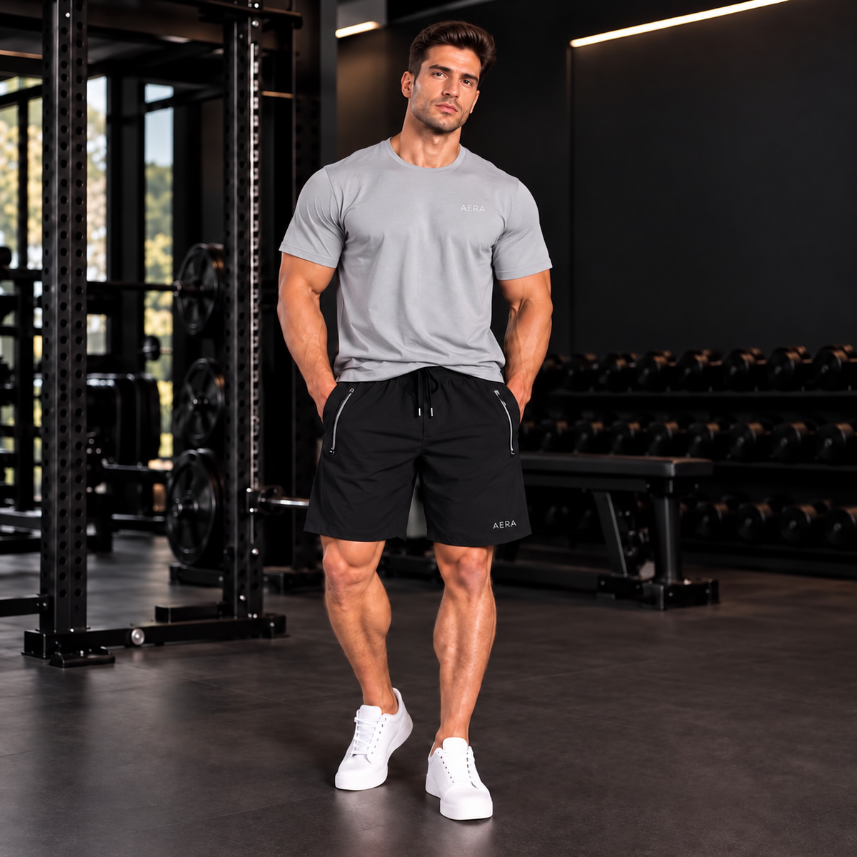 Camiseta masculina AERA em poliamida ID100