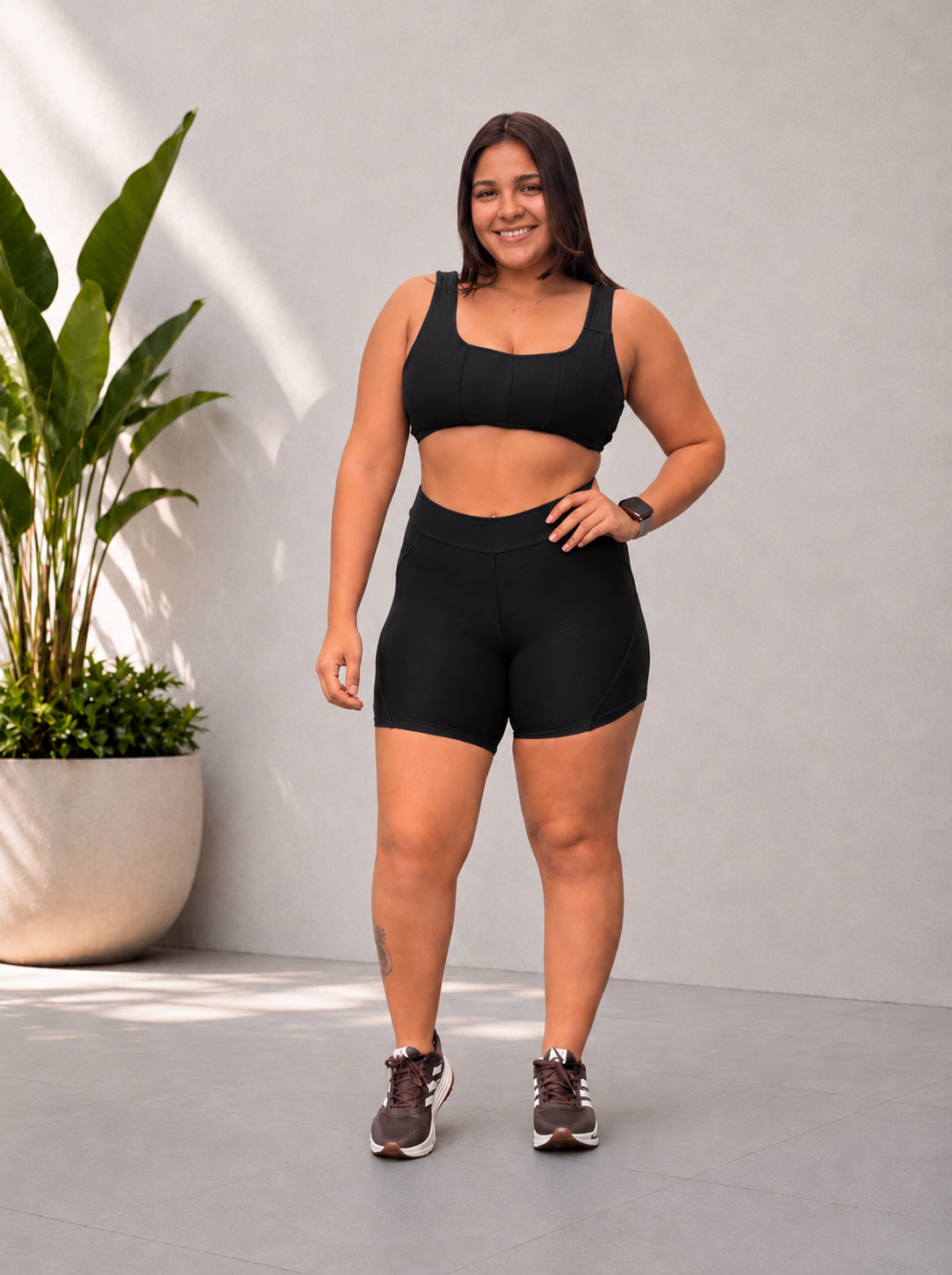 ID13 Conjunto Curto Canelado - Active
